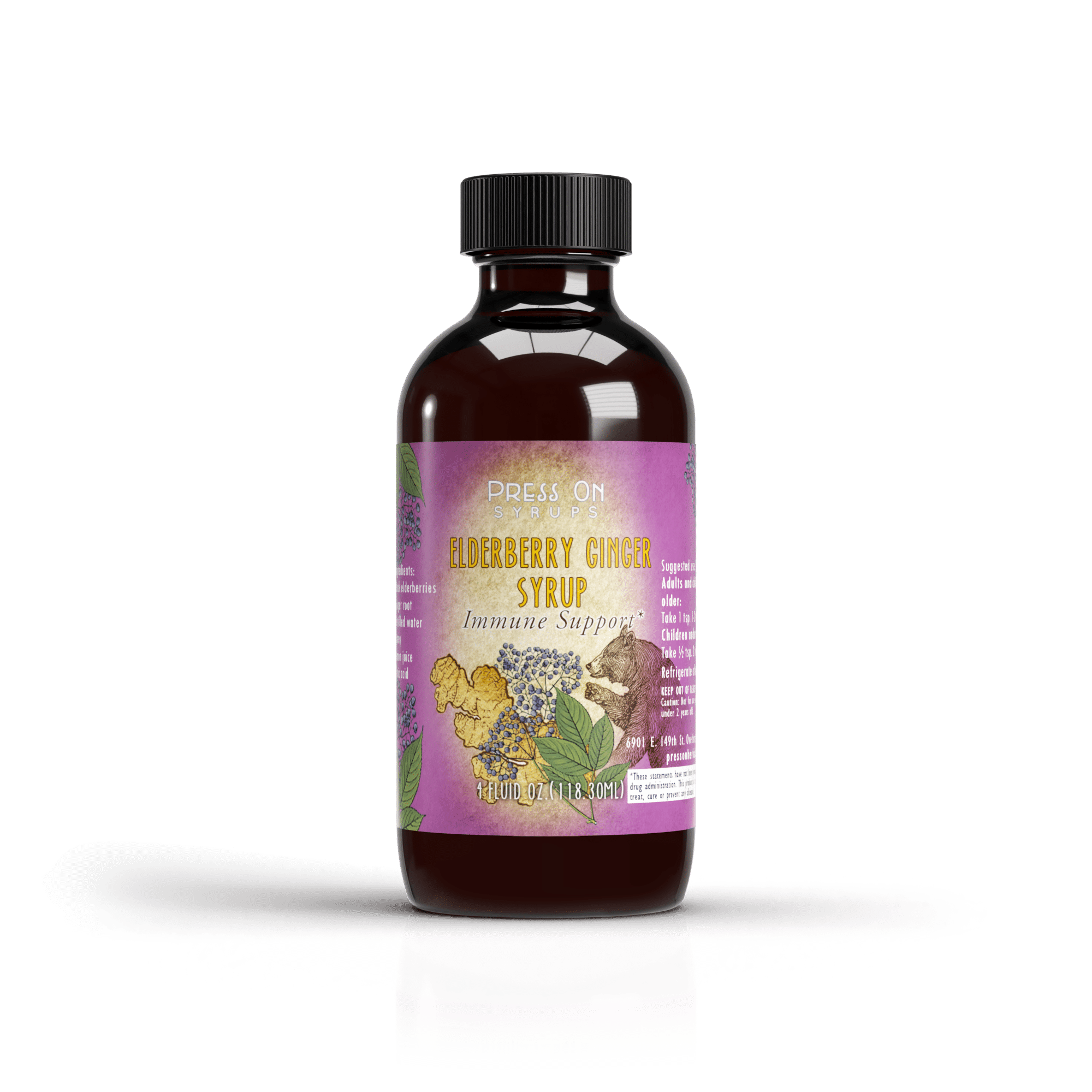 Elderberry Ginger Syrup