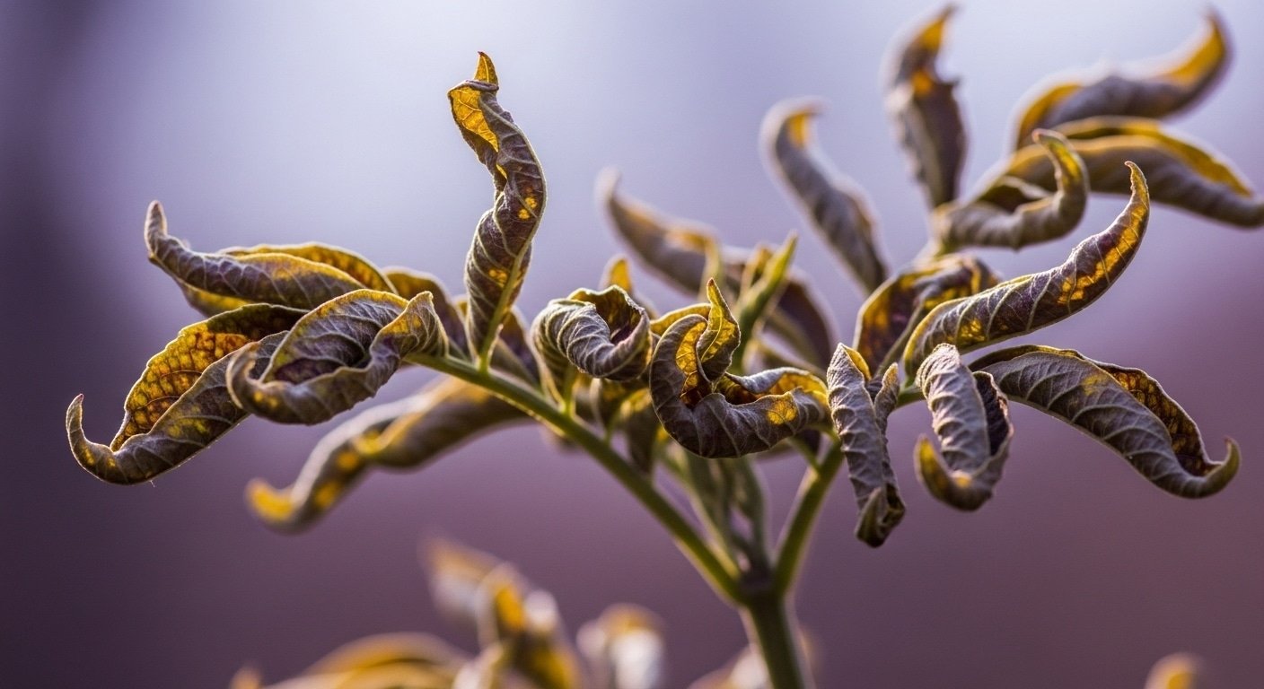 leaf curl symptoms